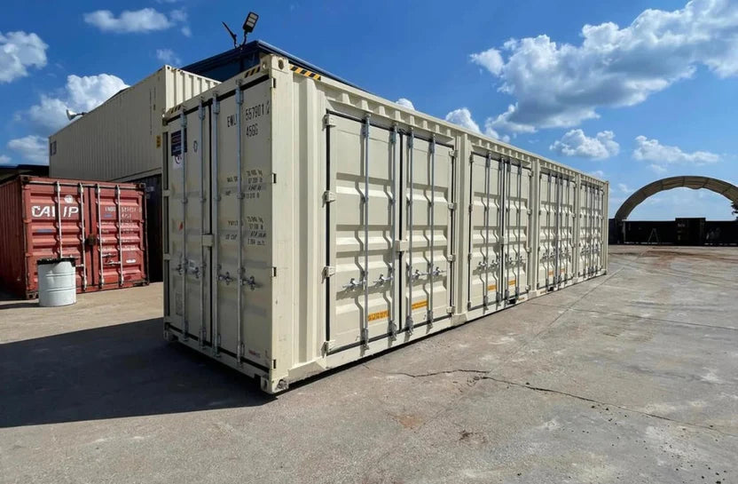 Neuer 40 Fuß High Cube Seecontainer mit Seitentüren Große Höhe und Vollzugang