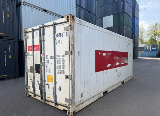 20 Fuß langer, unlackierter Kühlcontainer, 607 687-6
