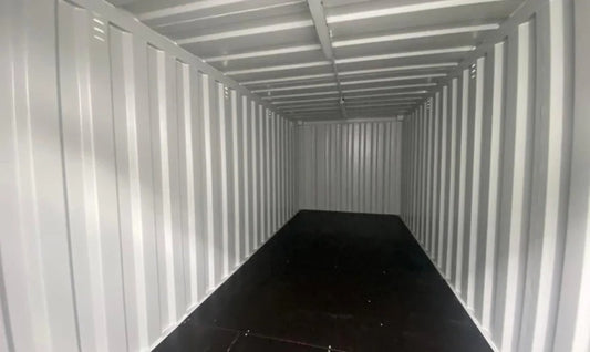 NEUER 20-FUSS-VERSANDCONTAINER MIT TÜR UND FENSTER