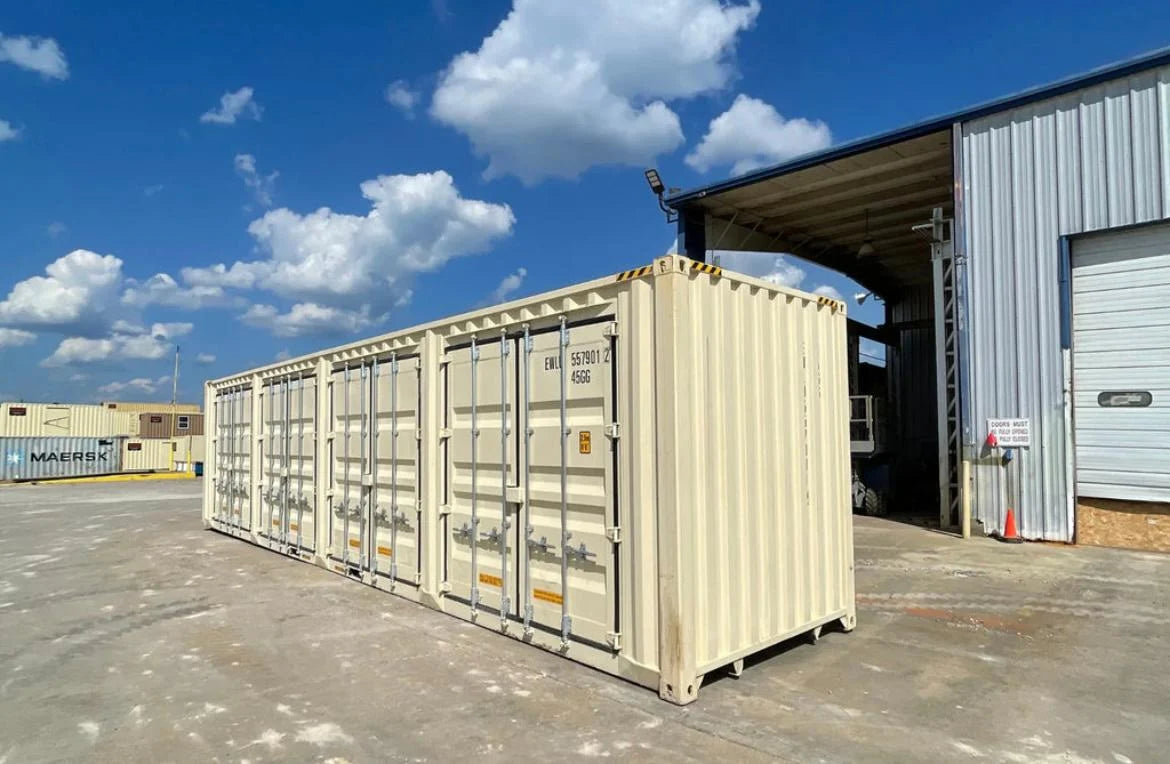 Neuer 40 Fuß High Cube Seecontainer mit Seitentüren Große Höhe und Vollzugang